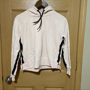 Calvin Klein Pink Cropped Hoodie